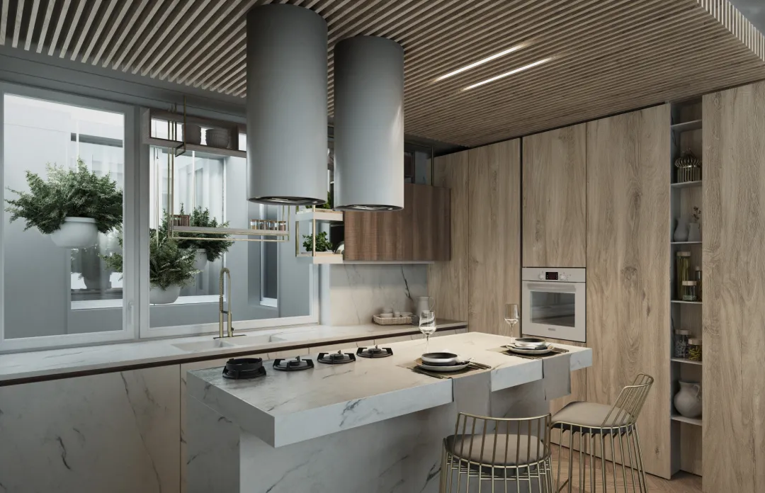 意大利伦巴第湖景大平层丨当地知名设计团队-17