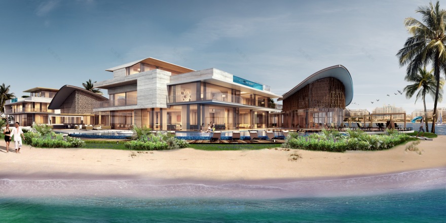 迪拜棕榈朱美拉社区别墅设计-0