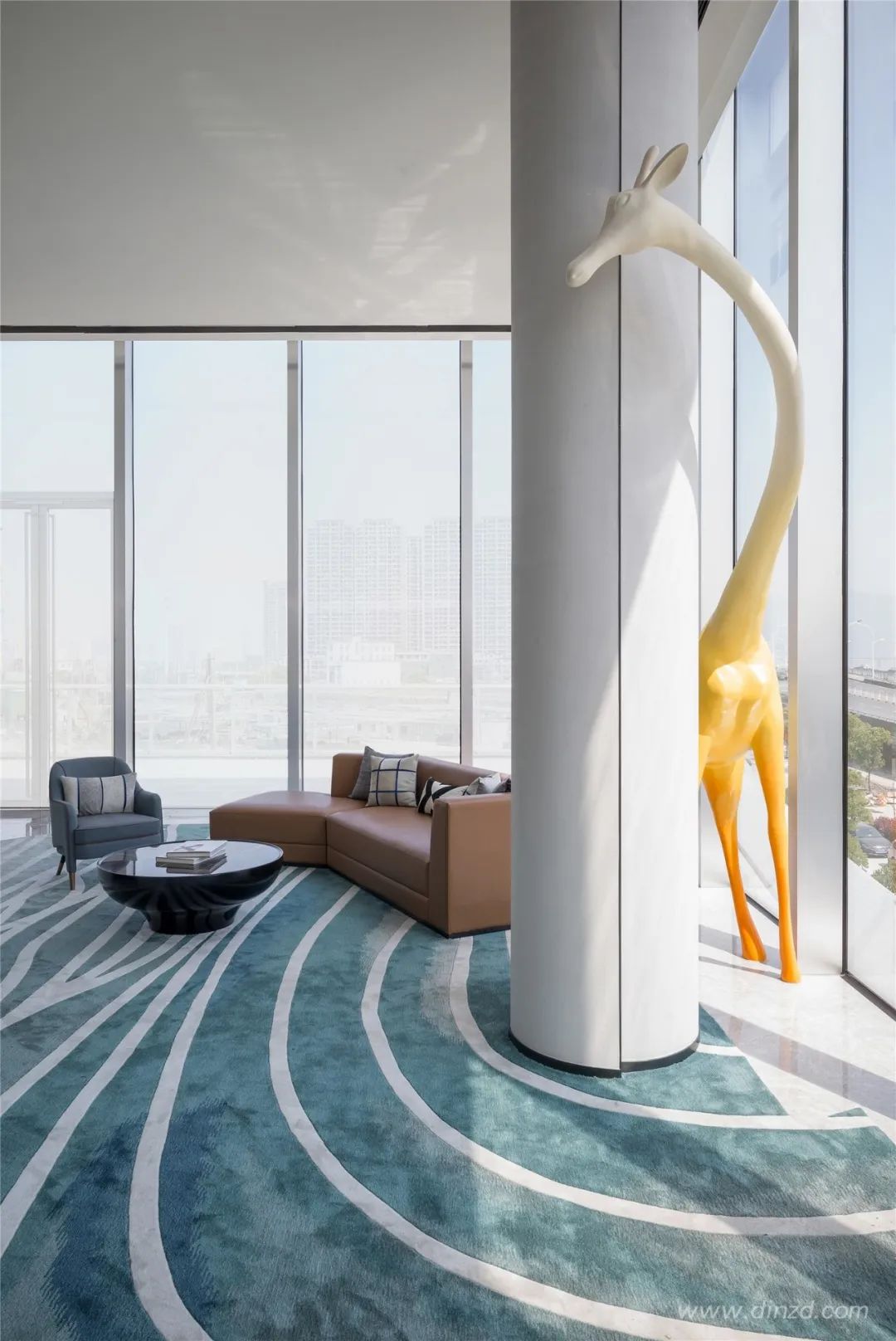 外滩·江月湾售楼处 | 现代简约融合自然之美-33