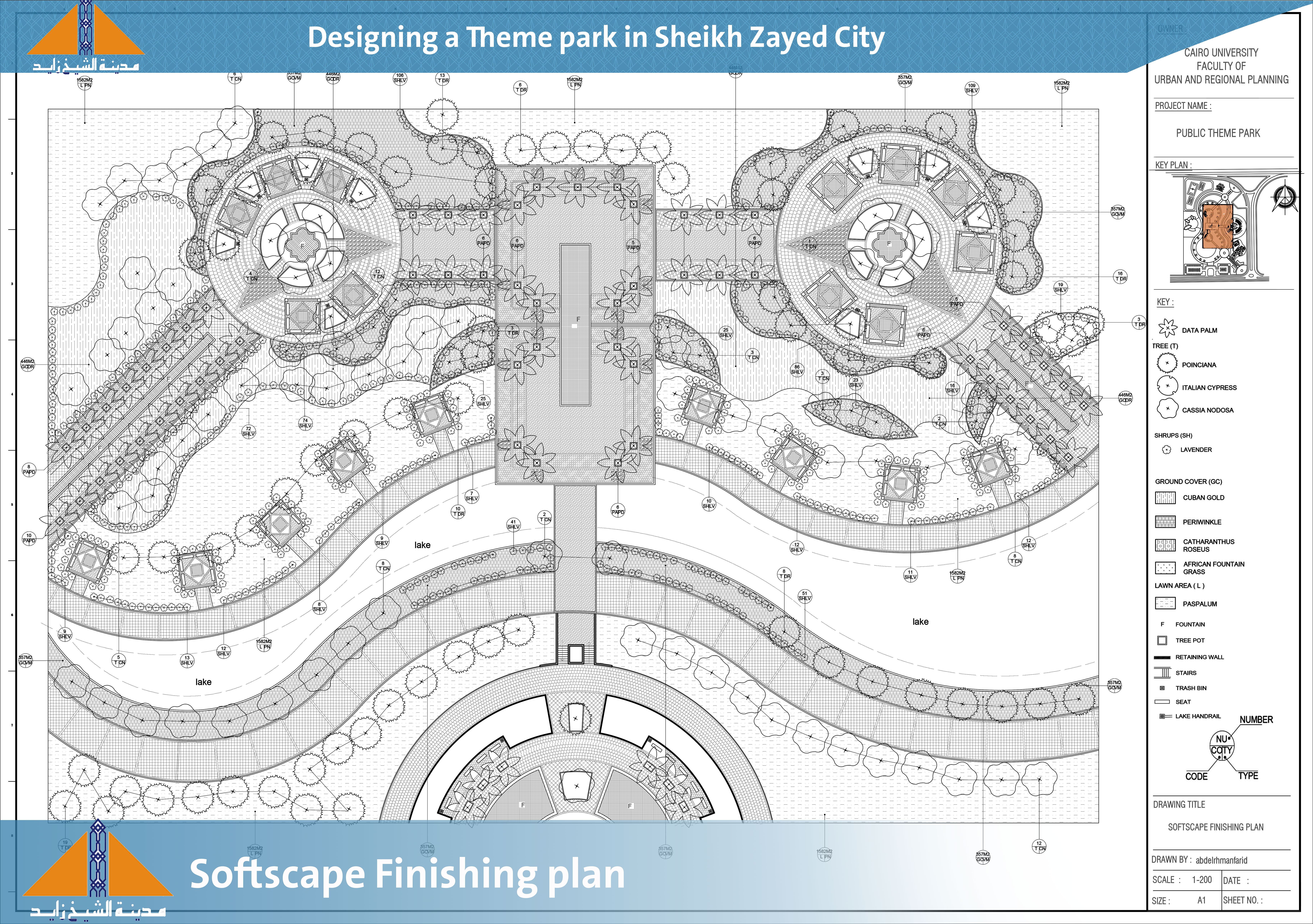 谢赫扎耶德城主题公园景观设计丨埃及-13