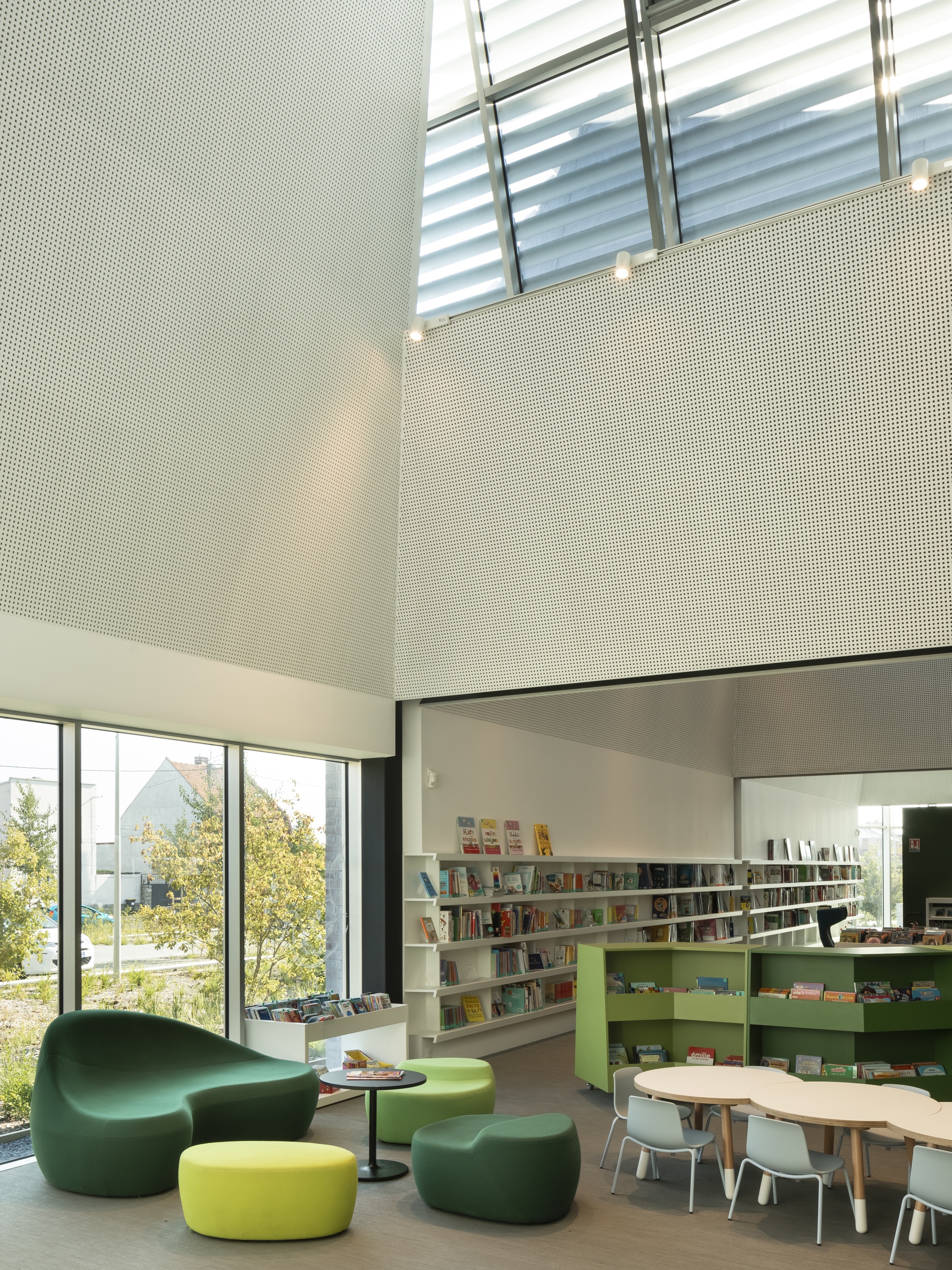 Les Halles Building 媒体图书馆和多功能空间丨法国-27