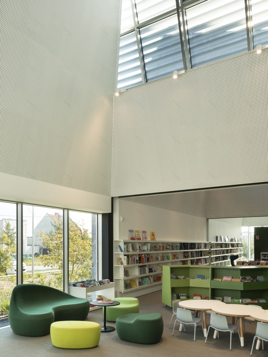 Les Halles Building 媒体图书馆和多功能空间丨法国-27
