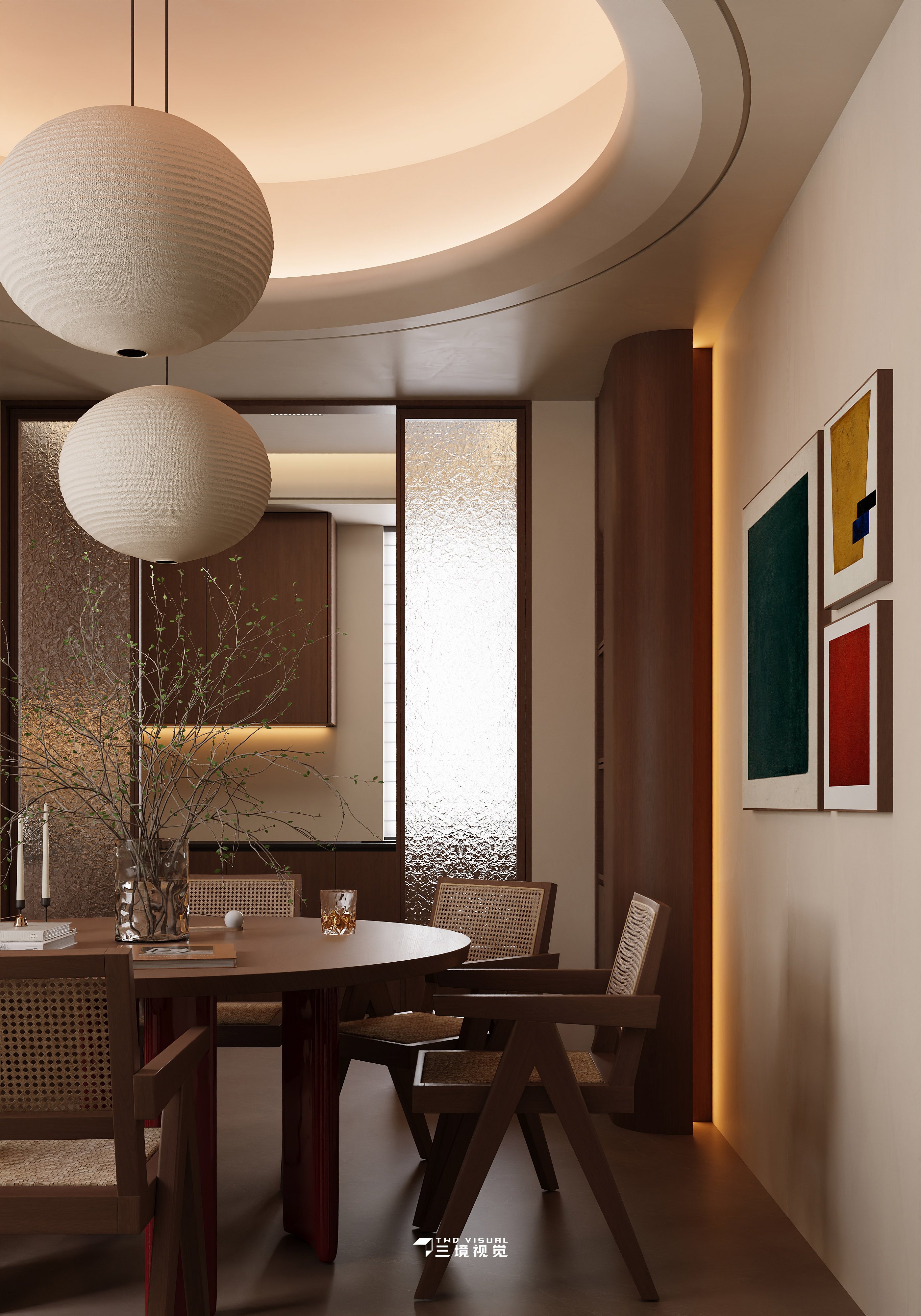 住宅-自建房的自然原木风-2