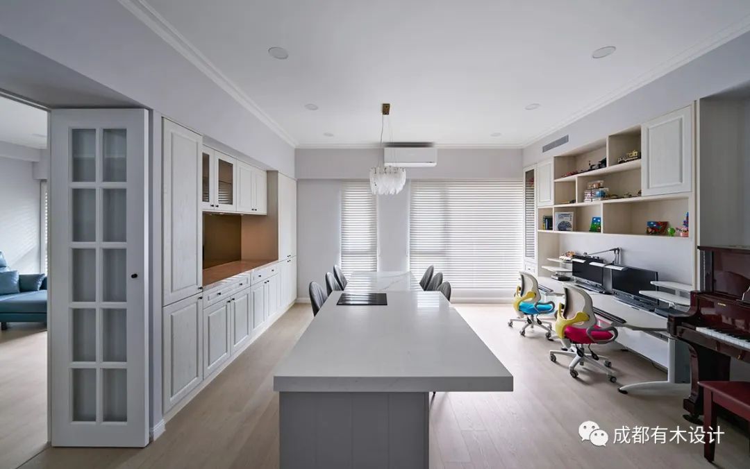 现代乡村风淡紫铃兰花色家邸设计丨欧德-18