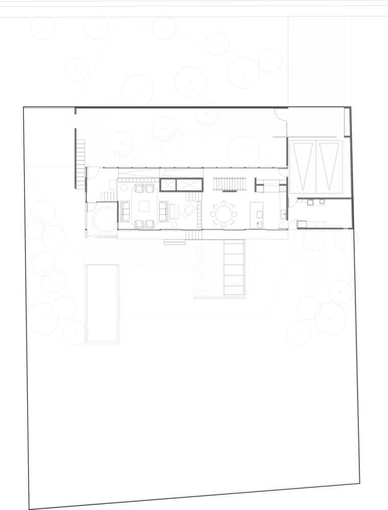 斜坡之居 · 家庭生活的连续空间实验-27
