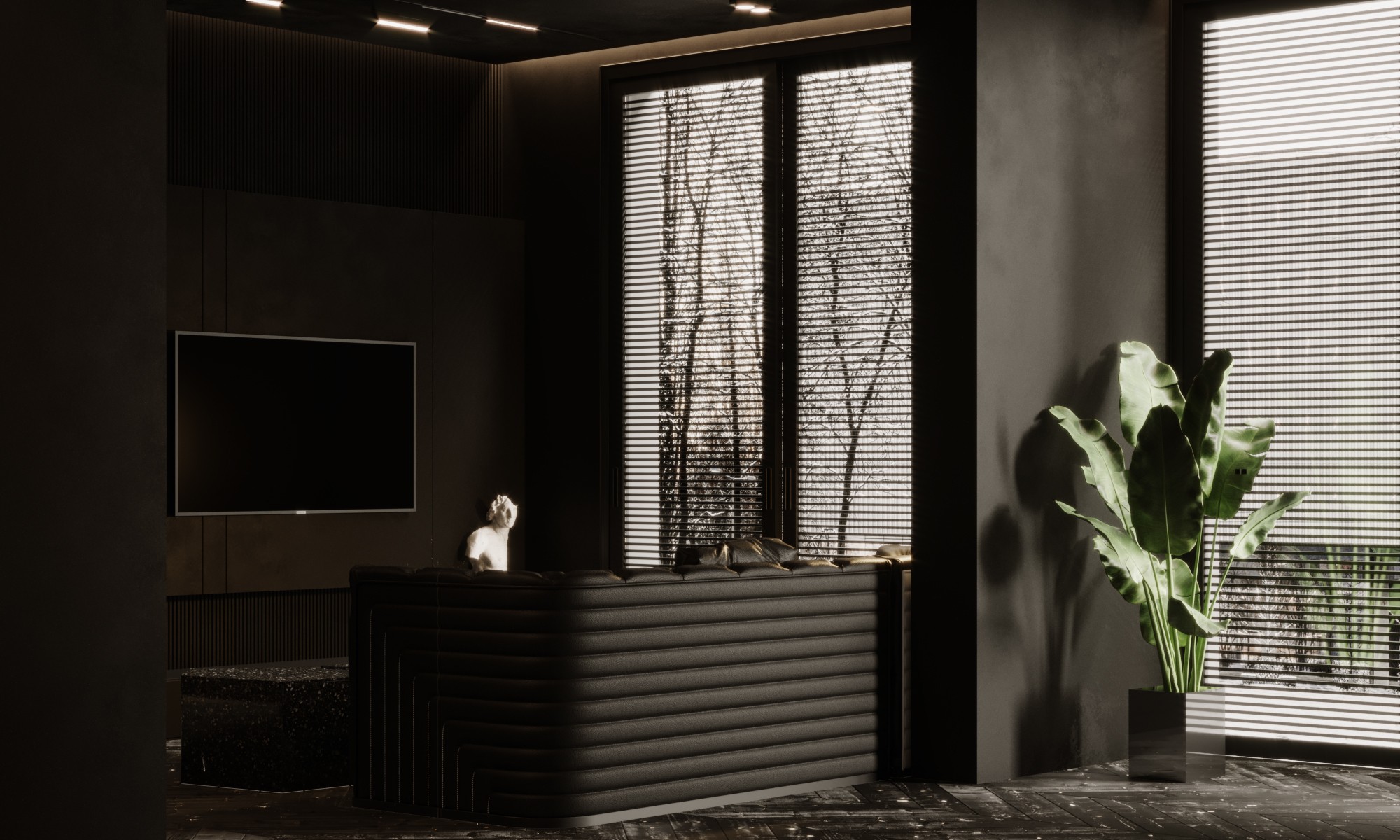 70平 高级灰现代住宅设计！-5