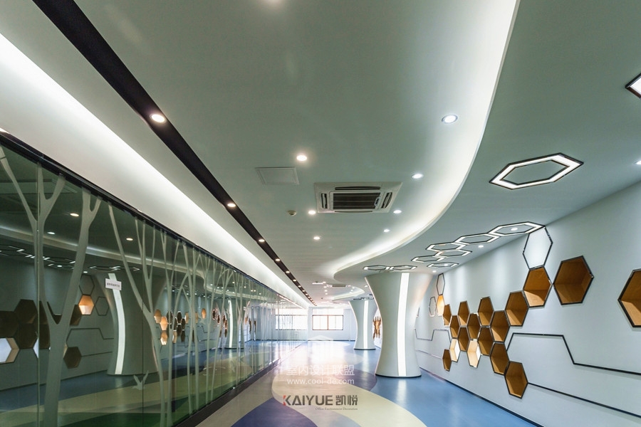 【凯悦装饰】盛美集团办公室装修设计完工实景图鉴赏-12