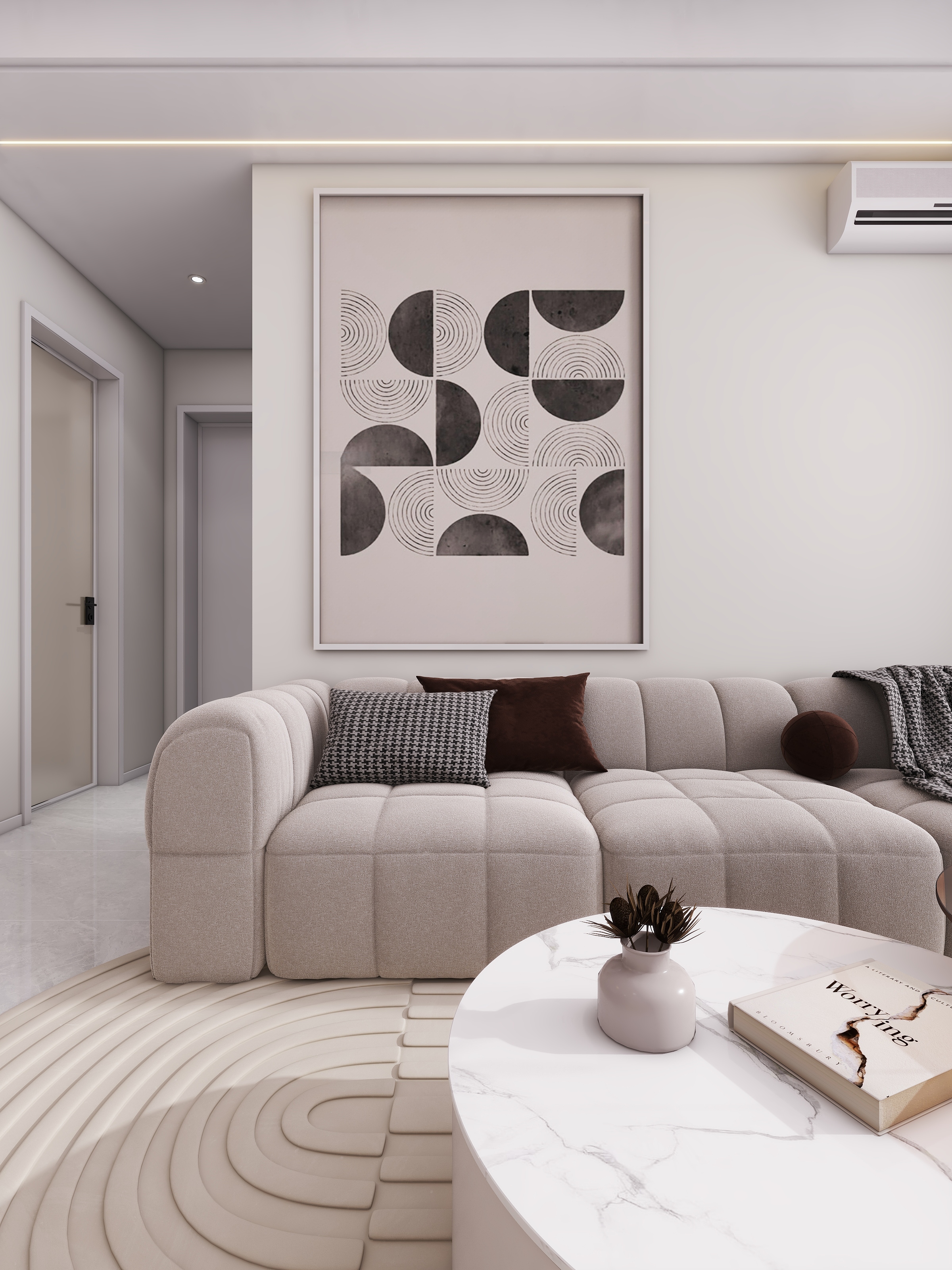 四川成都新津五峰安置房（71平方现代简约两居室）-13