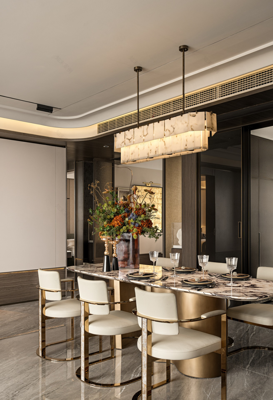 武汉中海·东湖玖章150㎡,172㎡样板间丨中国武汉丨近境制作-51