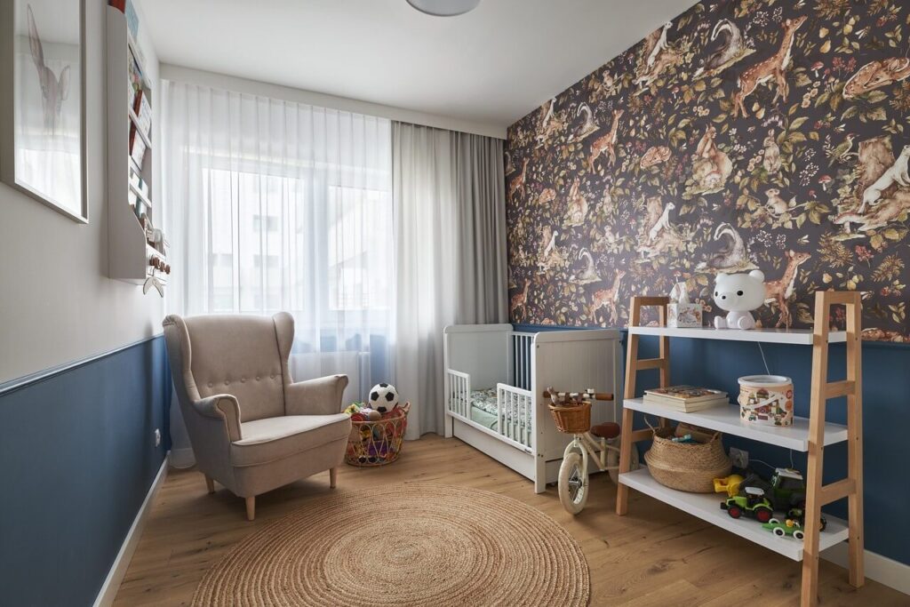 米色与蓝色调的86平公寓设计丨波兰弗罗茨瓦夫丨Projekty Wnętrz Kozak-48