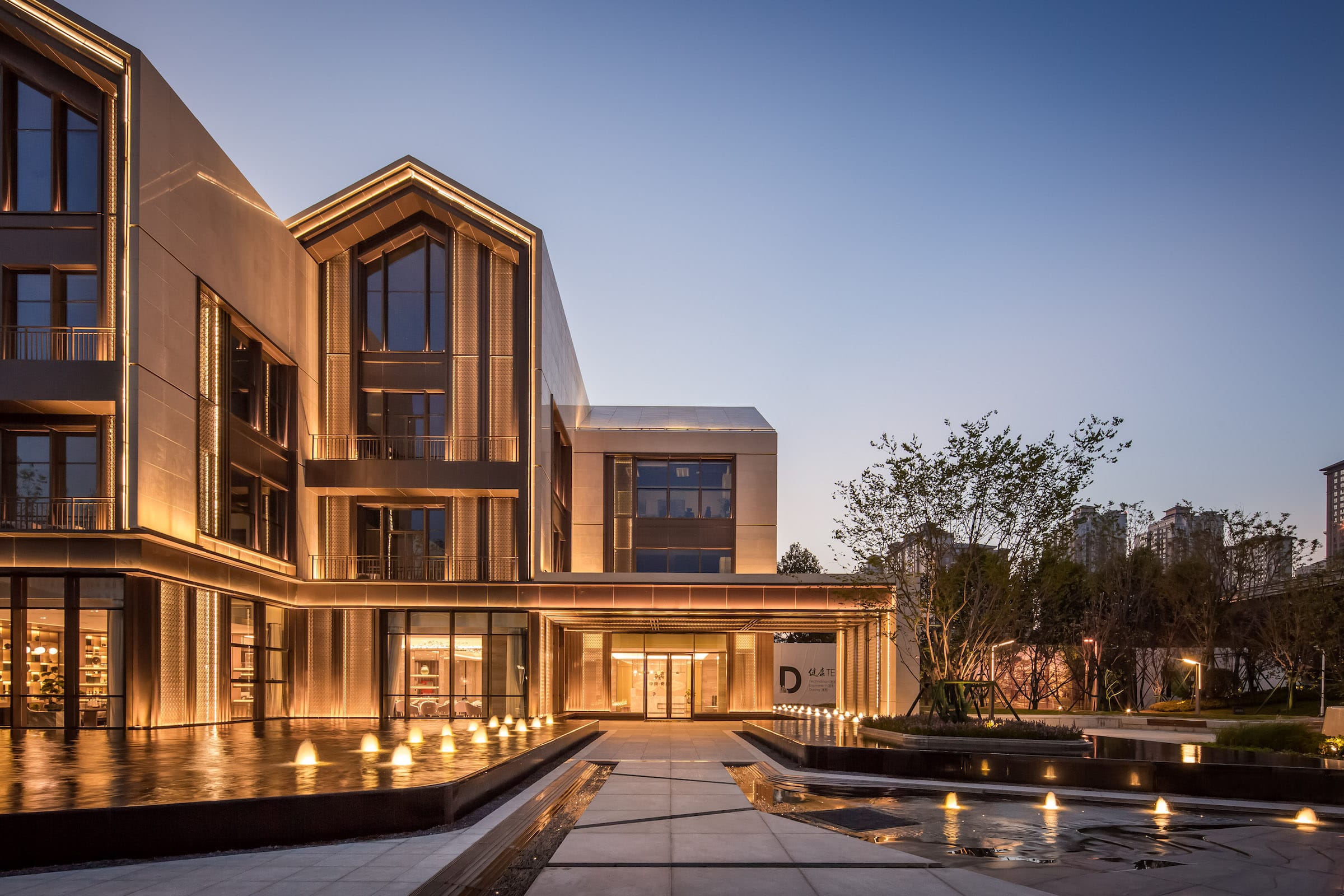 西安大兴青樾售楼中心展示区景观-17