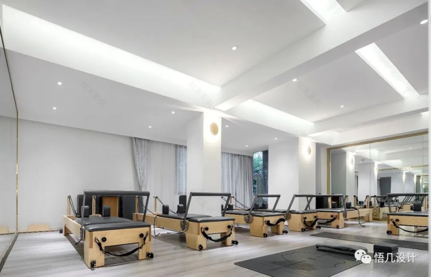 亦研瑜伽空间 | 简约中寻求多样层次,打造年轻活力氛围-38