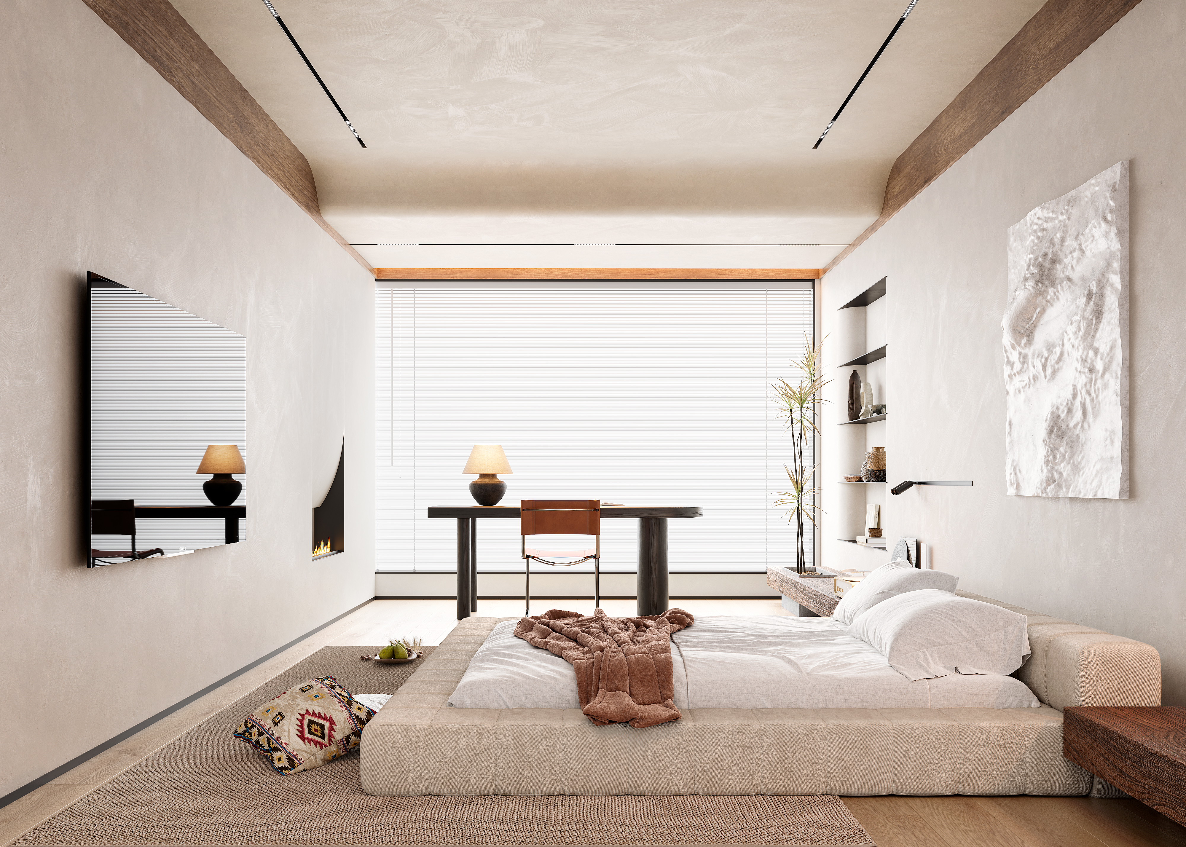 侘寂奶油风别墅-6