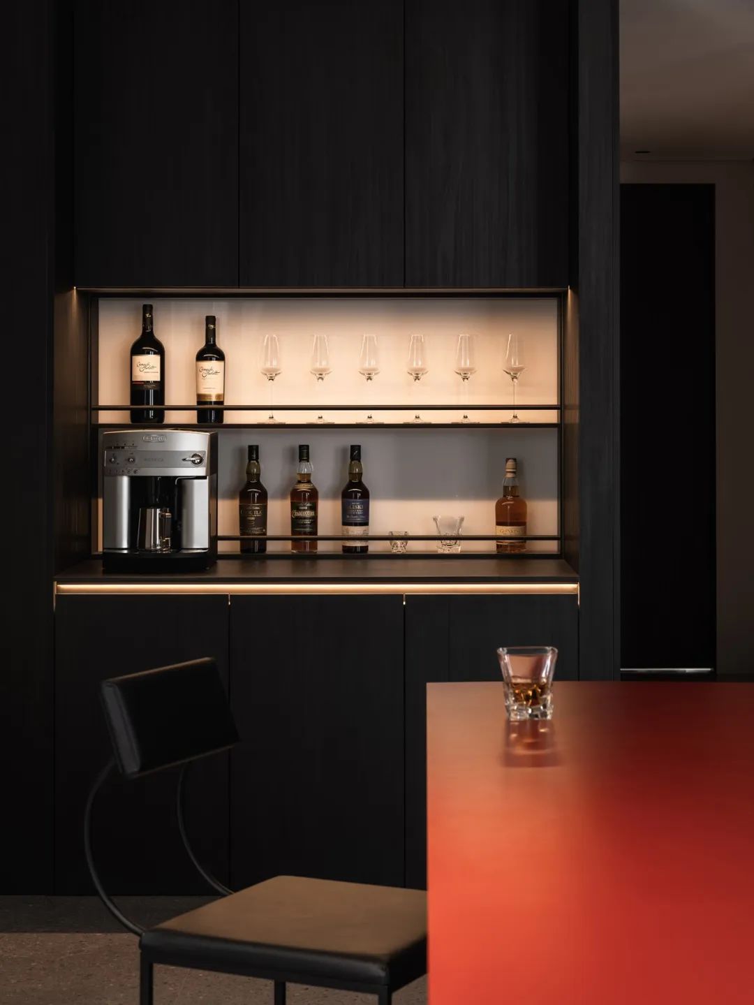 现代极简诗意居所 · 西安浐灞半岛 310㎡顶跃设计丨中国西安丨青马设计-26