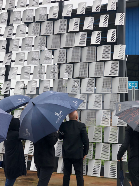 超网红的鳞片铝单板装置,该怎么设计?-15