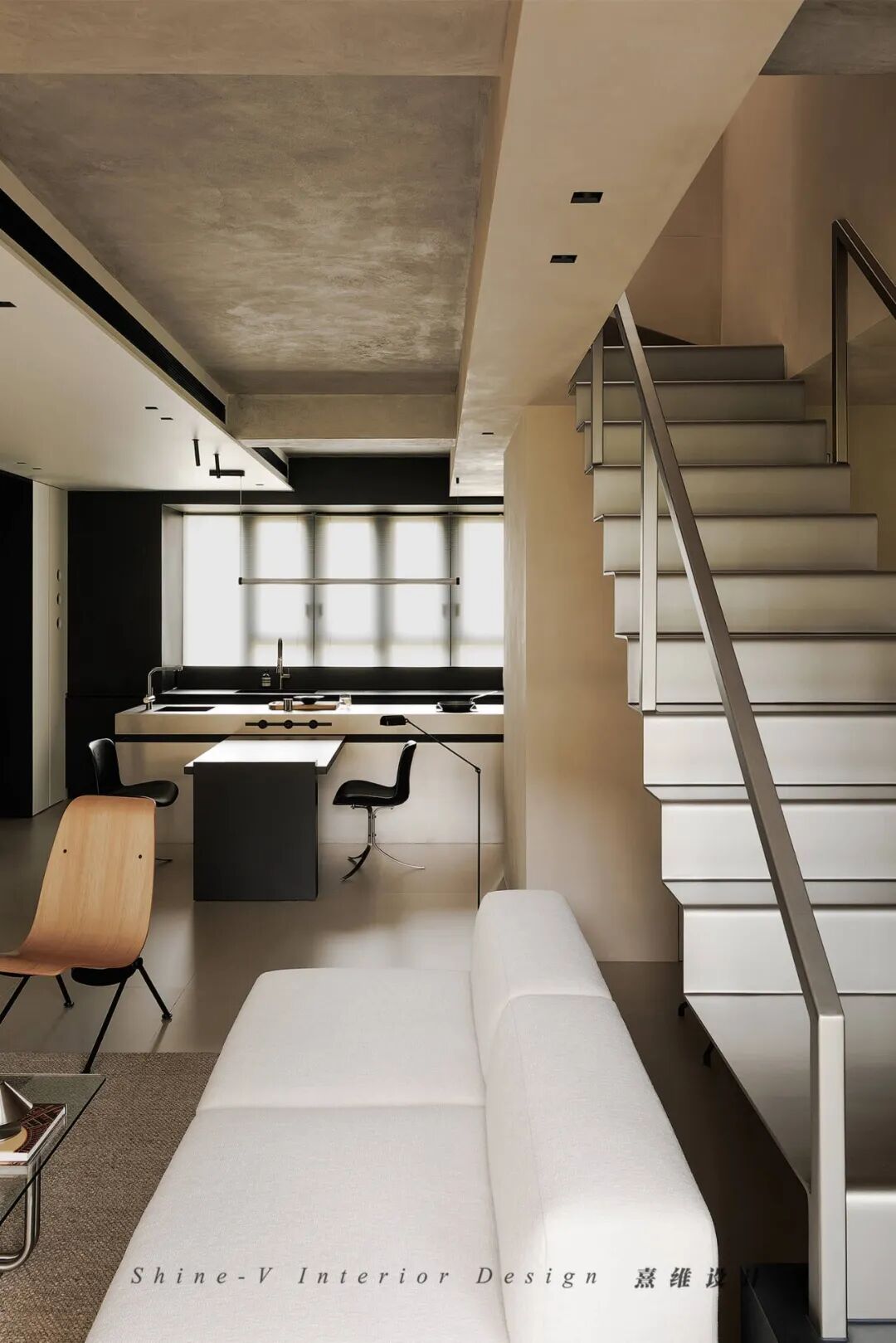 熹维设计原创实景 · 《隐序》上海113㎡ Loft丨中国上海-63