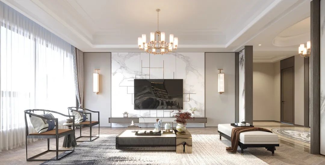 新中式诗意家居 · 保亿丽景山项目丨ONE SQUARE DESIGN FIRM-1