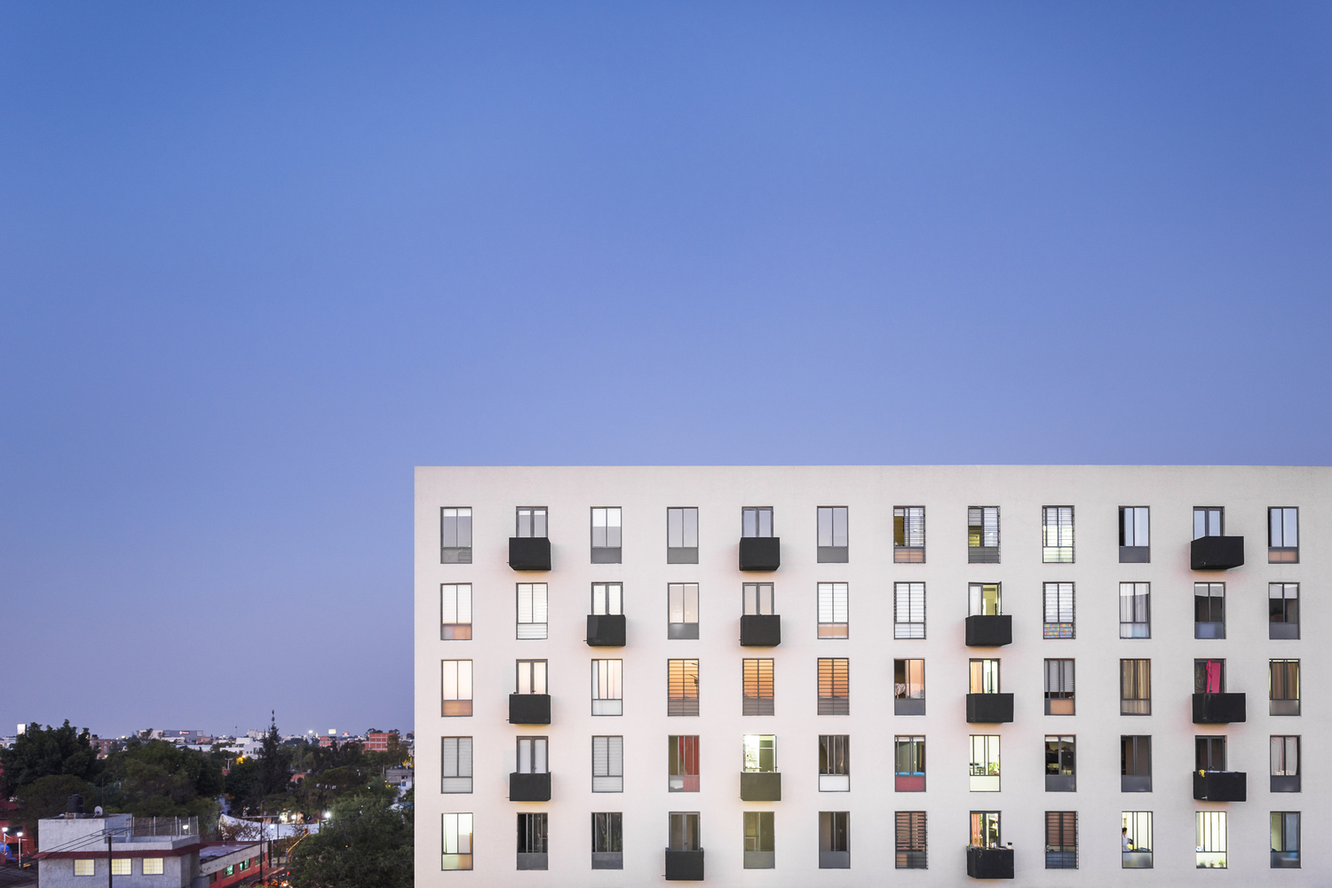 墨西哥圣西蒙多彩公共空间住宅-13