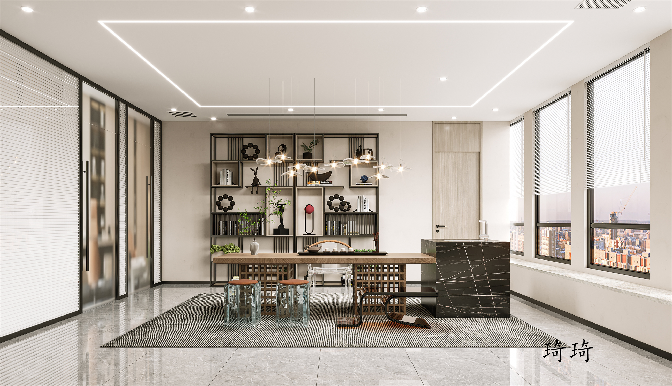 办公室|陪太阳上班，陪月亮加班-3