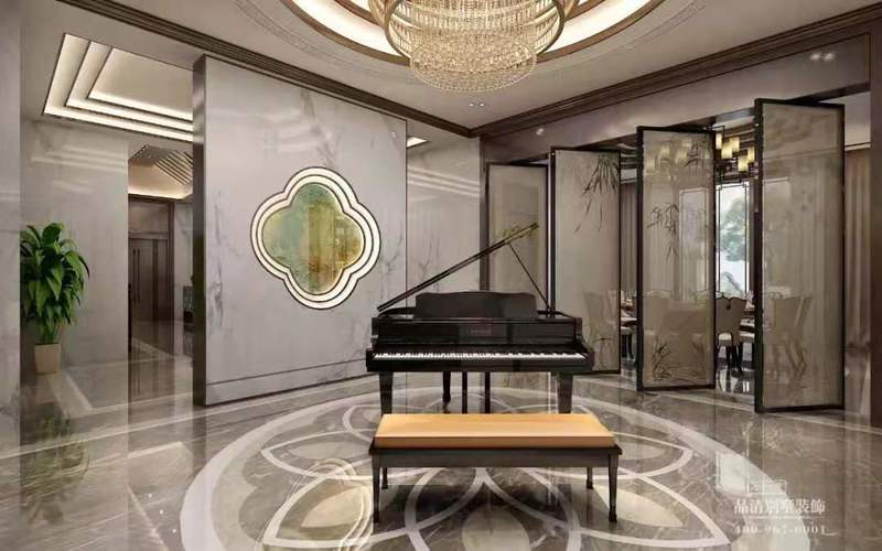 常州1200㎡独栋别墅新中式风格设计 | 融入自然，简约而不失典雅-23