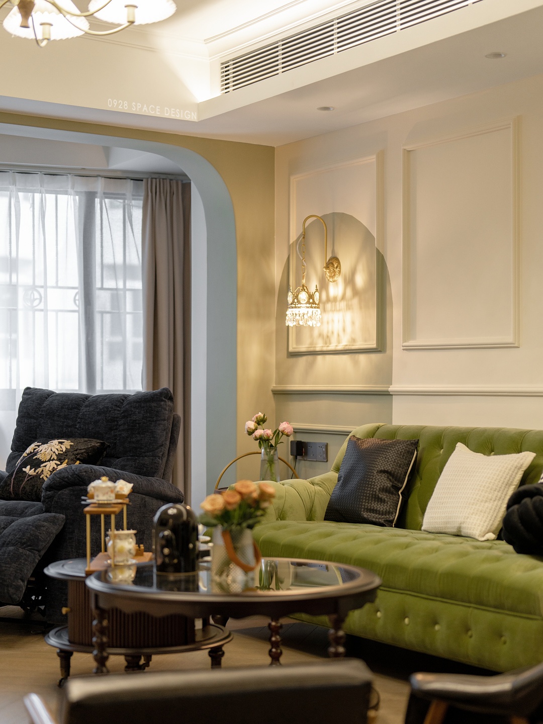 《弥·秘》老钢窗拱形门小复古住宅设计-31