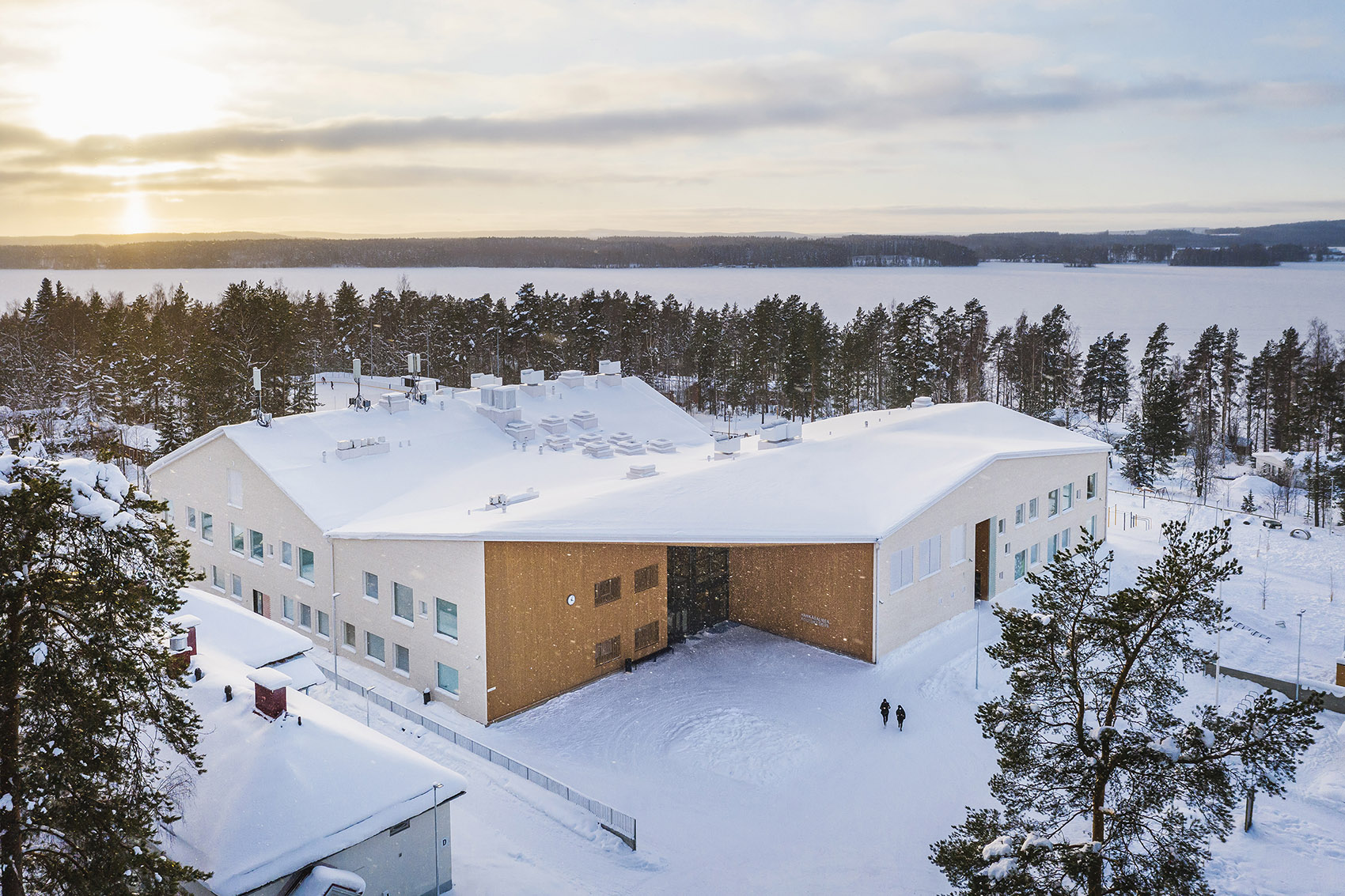 Hankasalmi 学校中心丨芬兰丨Parviainen Architects-3