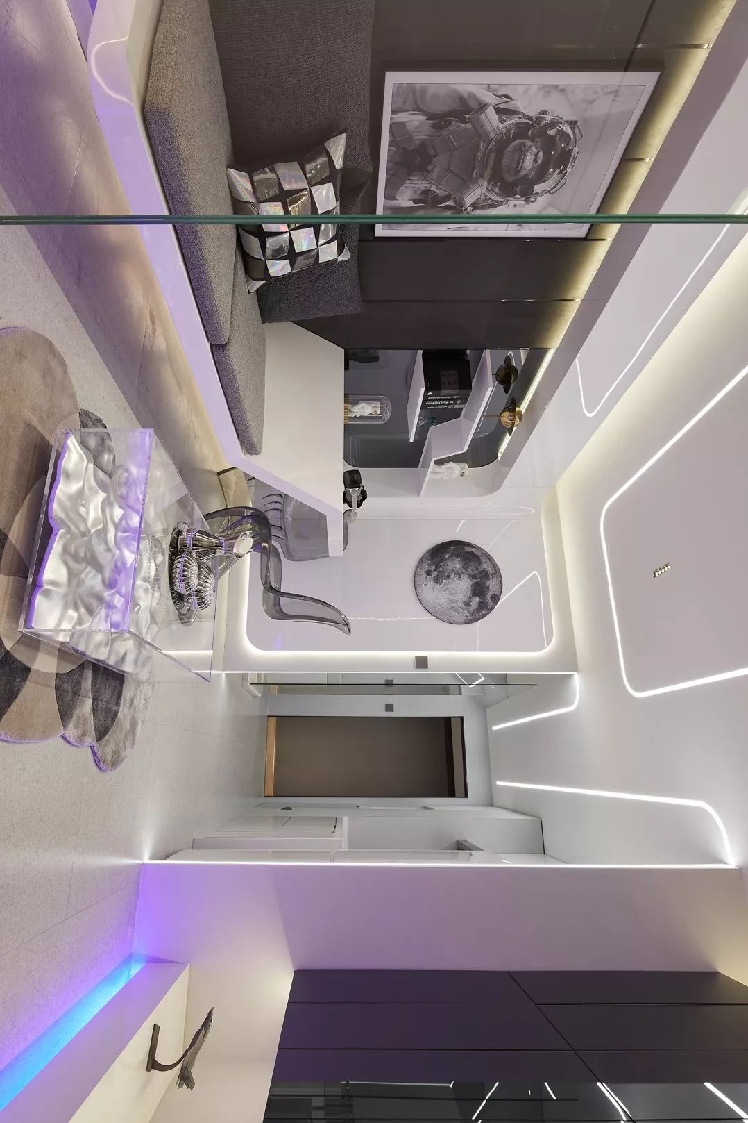 绿地兴港·航都会 | 小空间大欢喜的室内设计-56