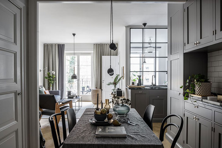 斯德哥尔摩音乐家 44 平米公寓，简约实用展现男性魅力-5