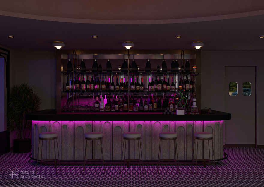 水烟吧丨美国洛杉矶丨Futuris Architects-15