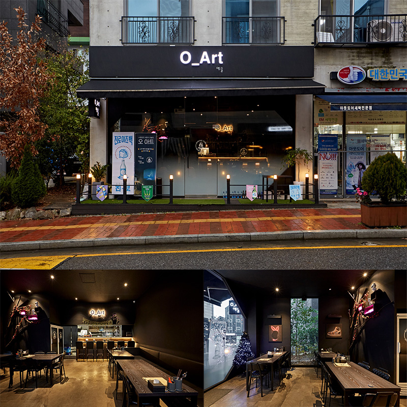 黑色乡村风格的 16 平米小酒馆设计-1