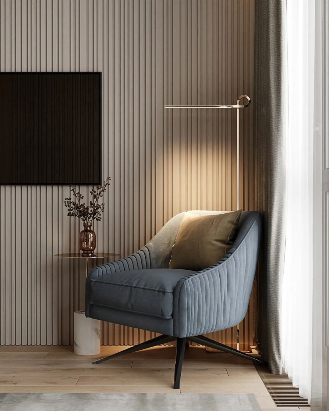 一厅三室，灰色+木色，高级！-31