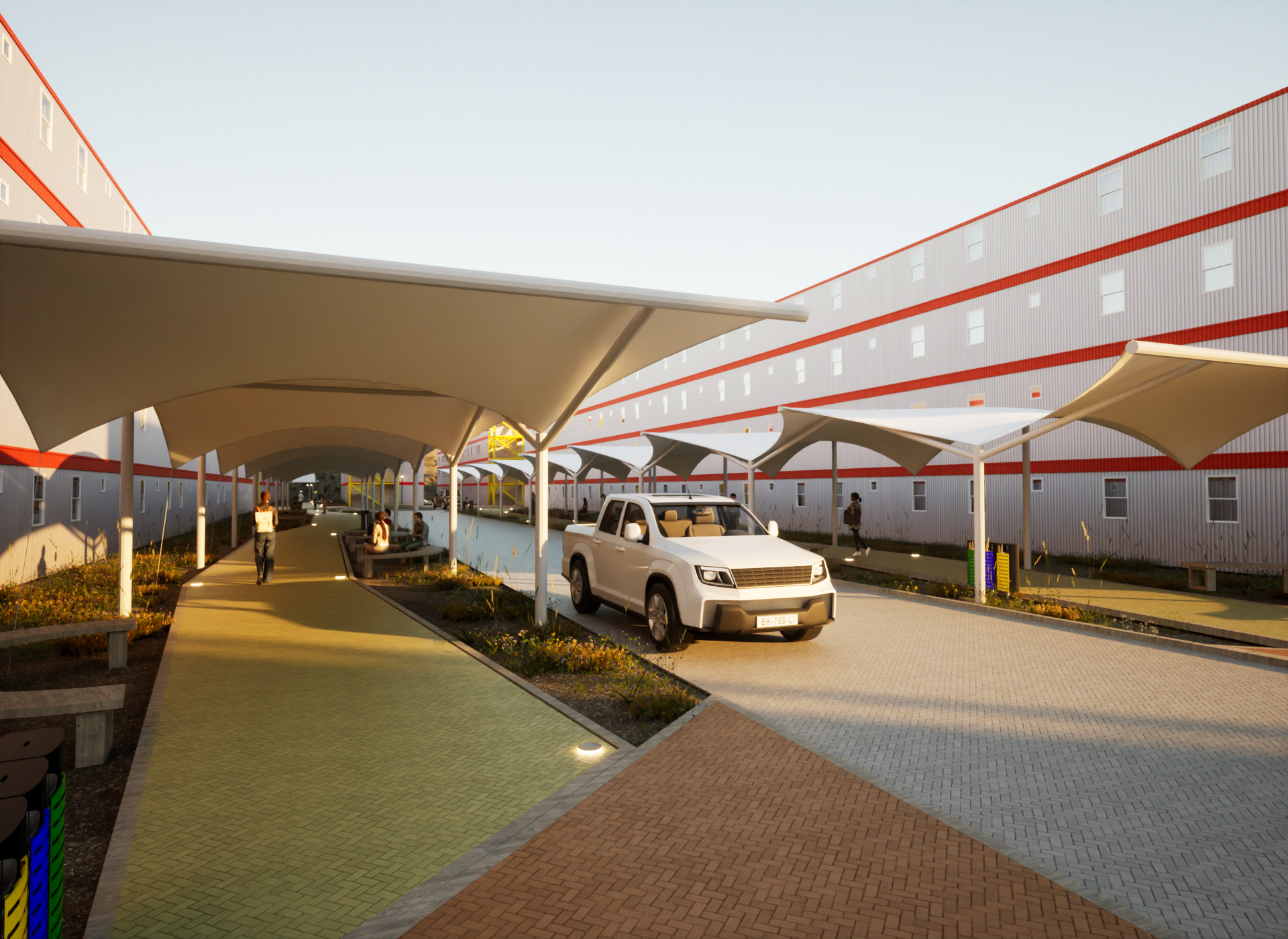 Diseño exteriores campamento minero-1