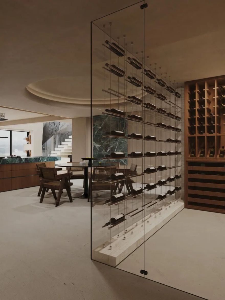 野奢绿意 · 550㎡空中湖景别墅设计丨HOMBLE 红柏设计-36