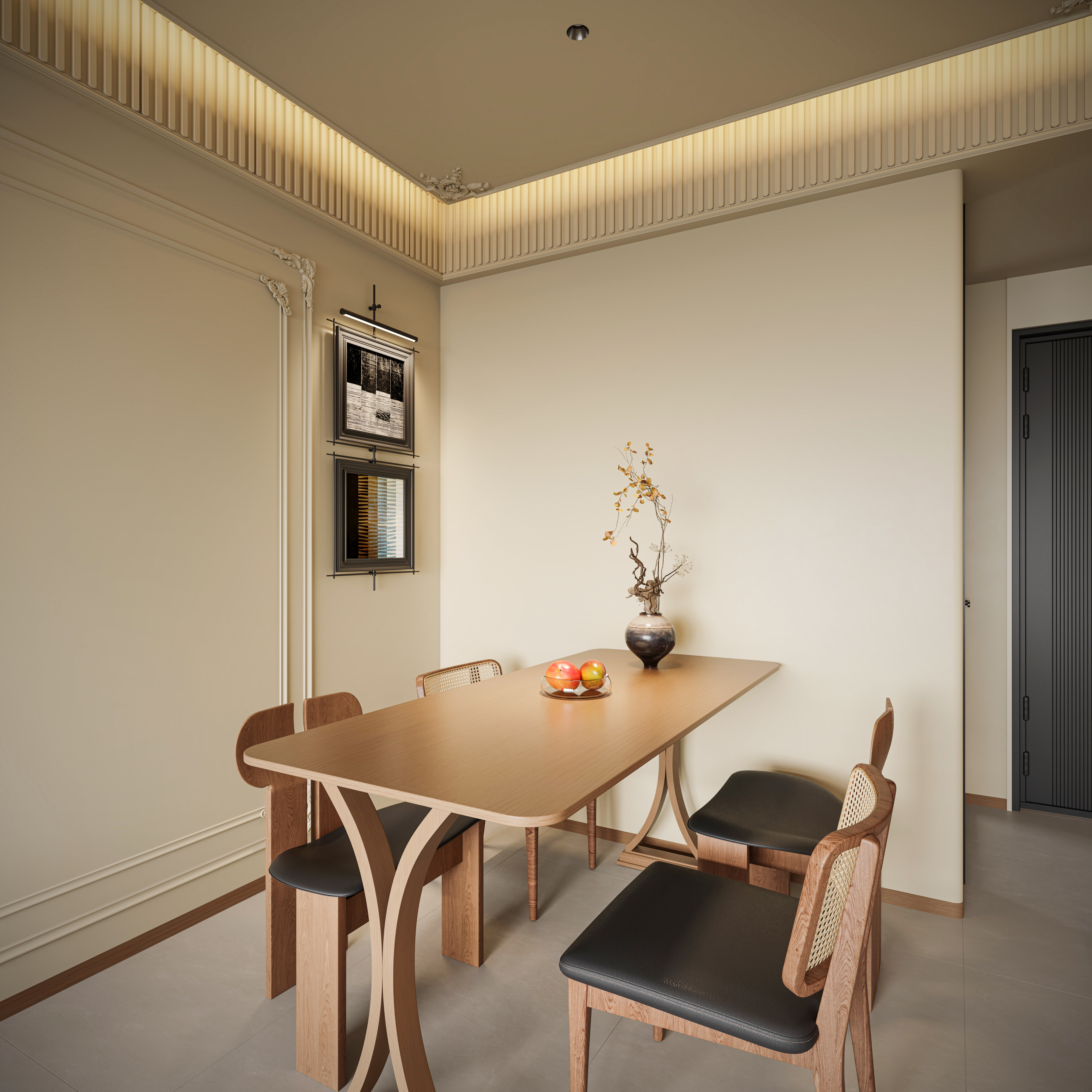 近期渲染  中古温馨小家-1