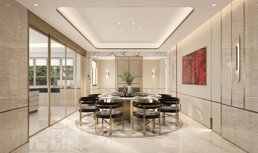 杭州富春江花苑奢华私人别墅豪宅 住宅设计丨中国杭州丨OTL 本体建筑空间设计-14