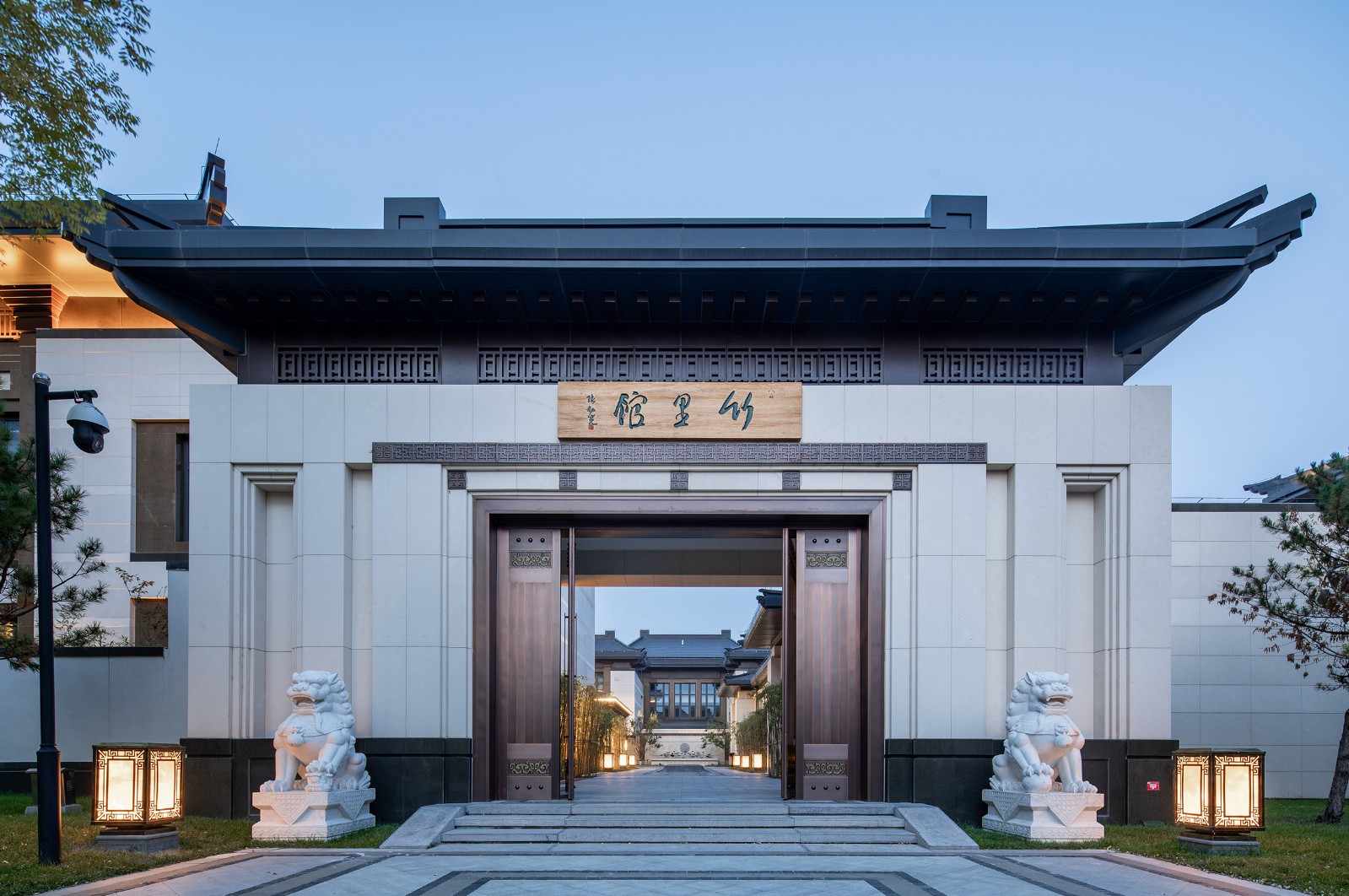 涞源白石山华中小镇二期·白桦林温泉谷竹里馆丨中国河北-38