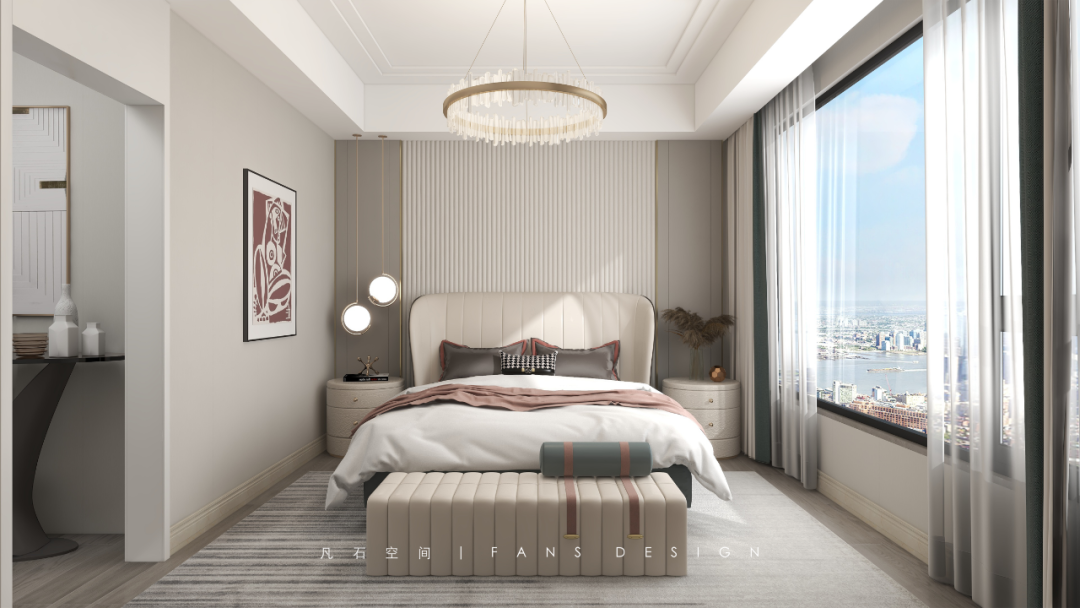 花漾摩登 · 现代简约风格与艺术元素的完美融合丨中国成都丨成都凡石空间设计-45