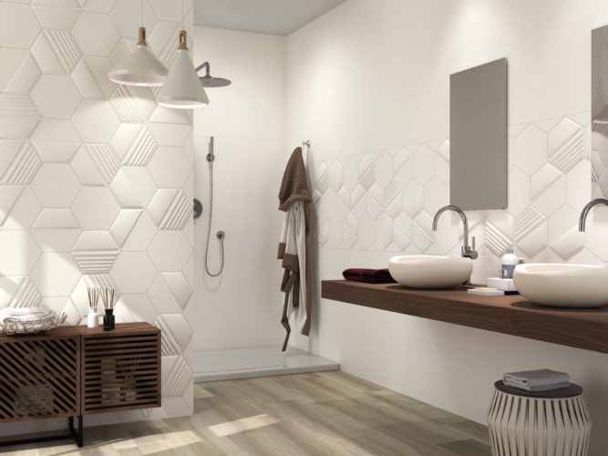 Linhas de revestimentos apostam em design oriental e clean. - Conexão Decór-7