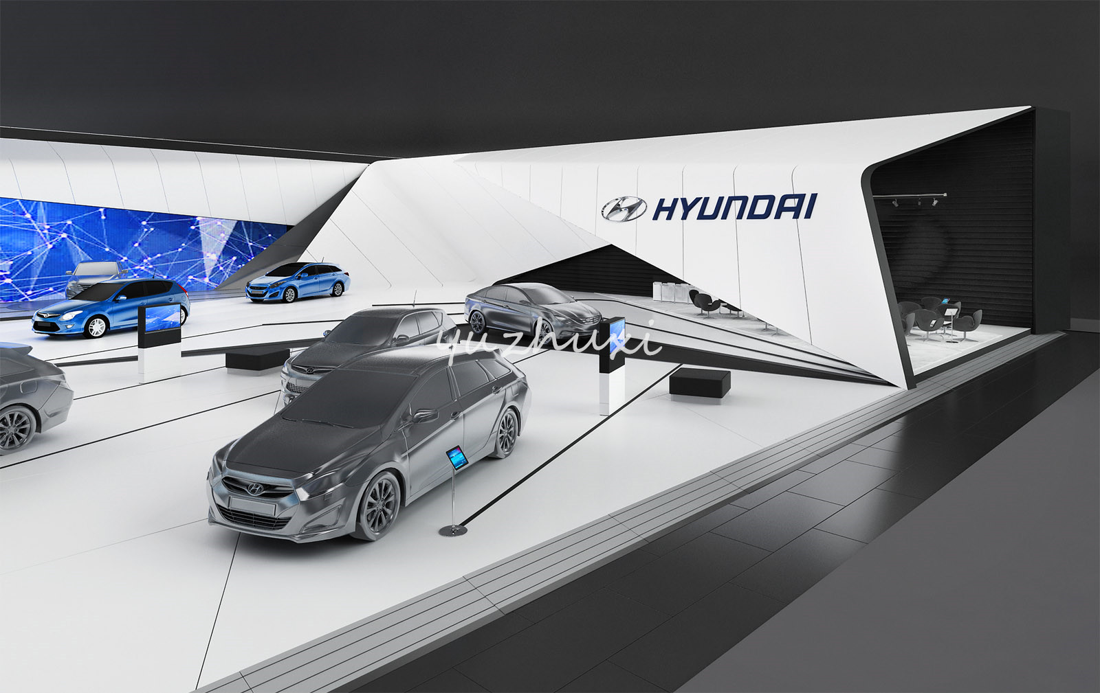汽车展厅设计案例-6