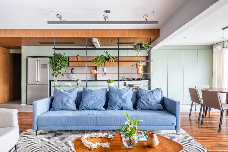 巴西公寓客厅的 10 种创新布局丨АrсhDаilу-19