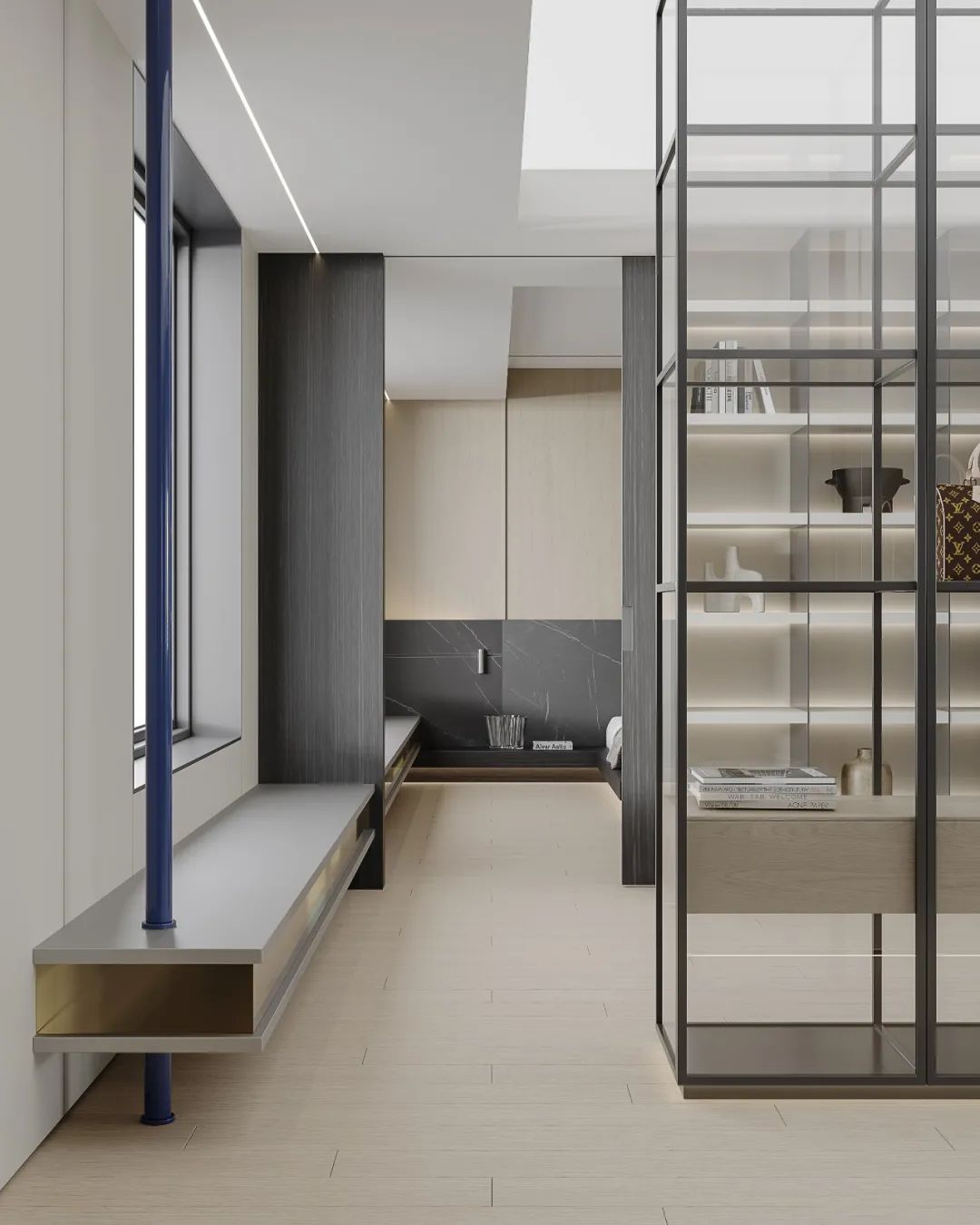 几何交叠丨中国大连丨民舍制作空间设计-29