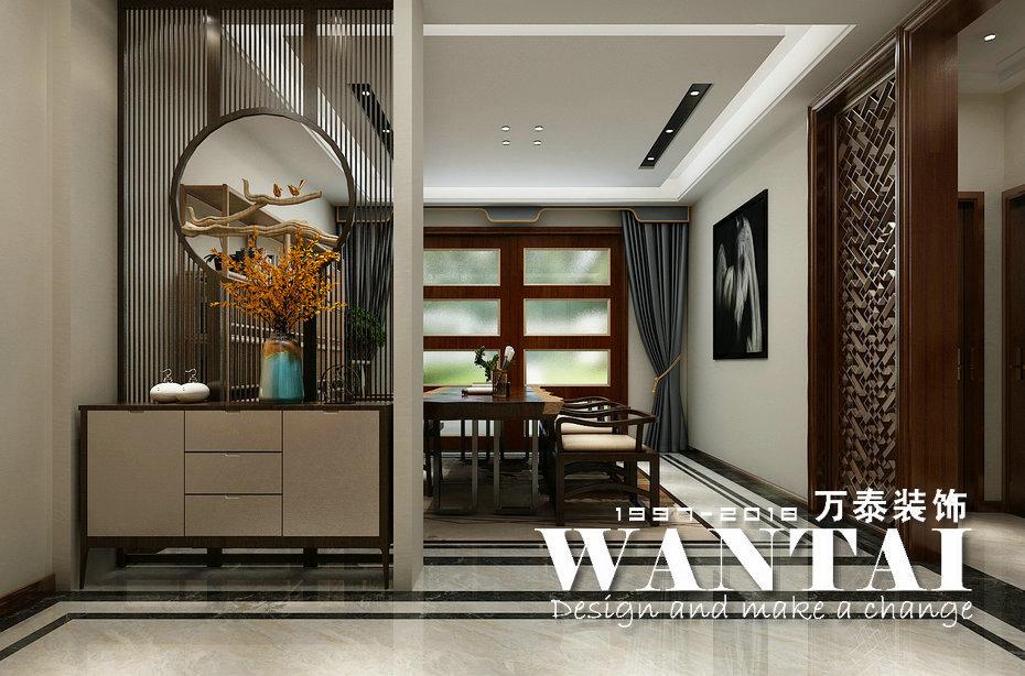 
泰安国悦府210㎡叠墅新中式风格装修 -6