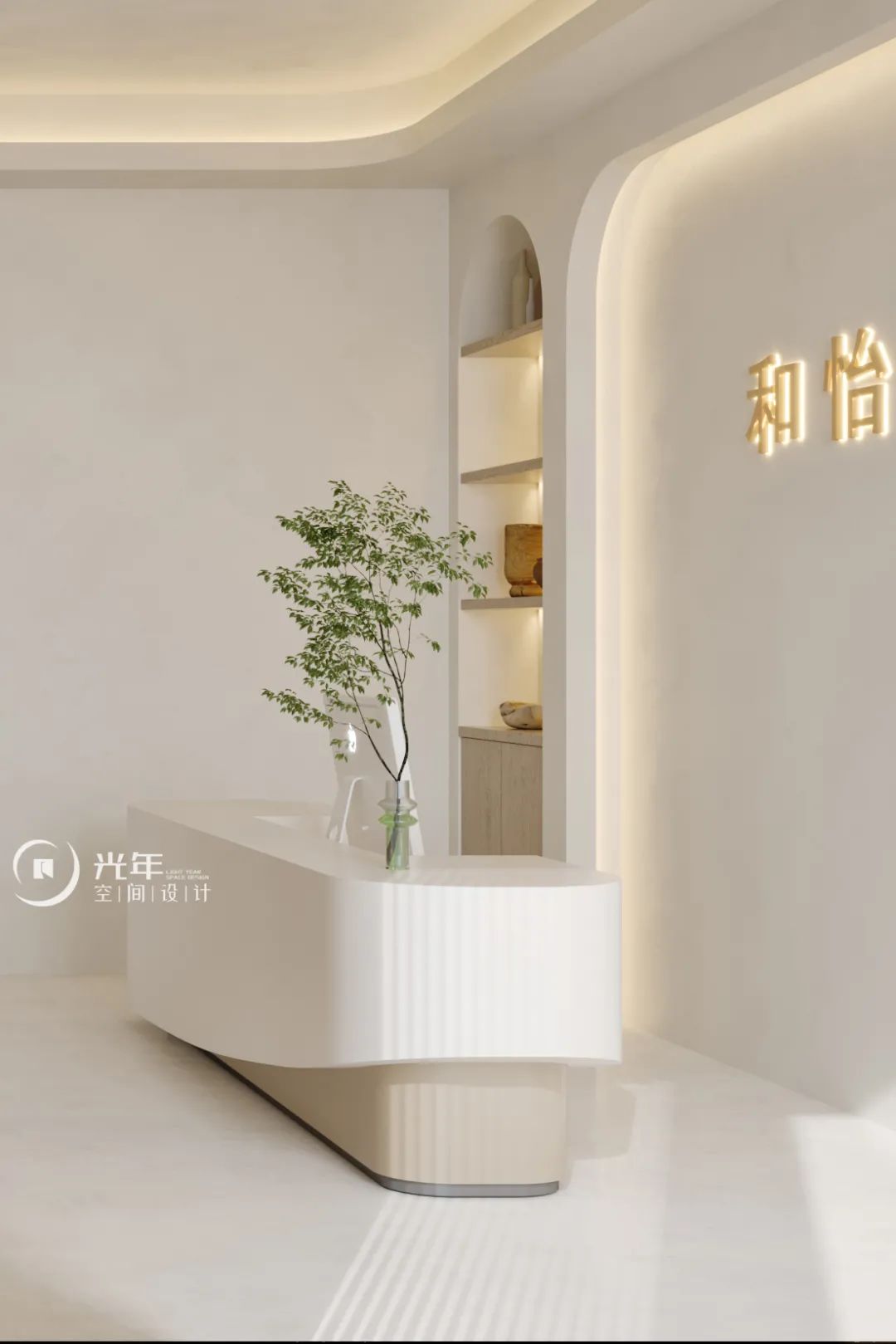 和怡头疗店丨中国温州丨浙江光年空间设计-3