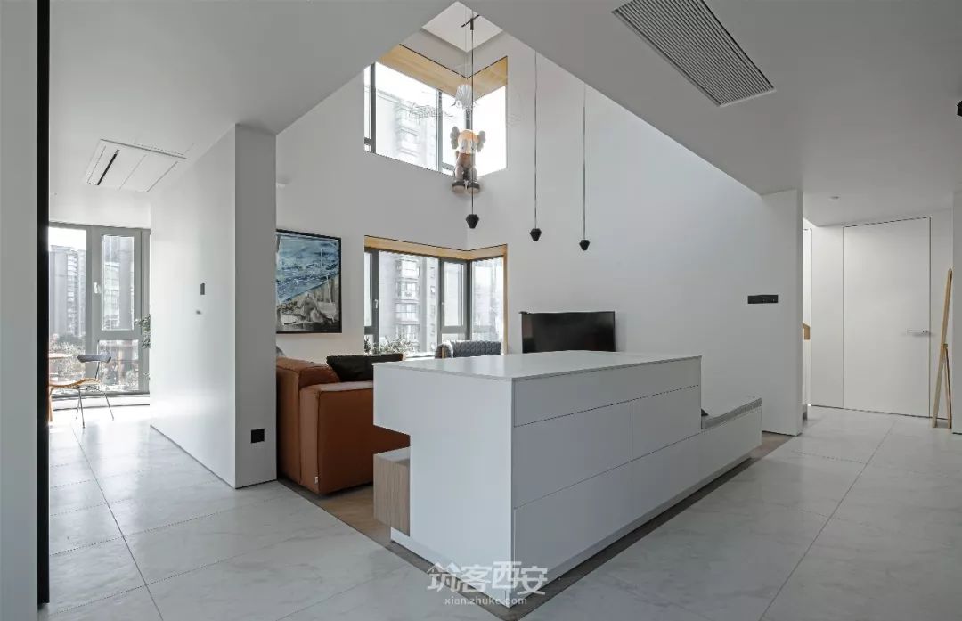 兰亭·望 | 李翔设计师的简约复式空间设计-31