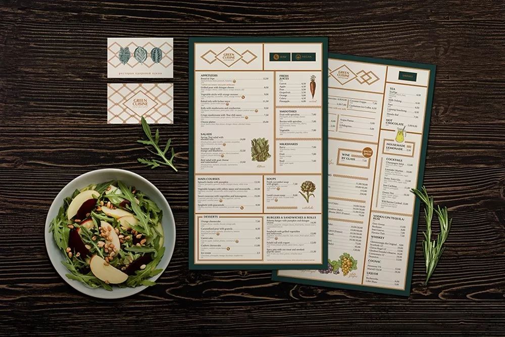 绿意盎然的小意大利咖啡馆——GREEN CUISINE 素食餐厅设计鉴赏-42