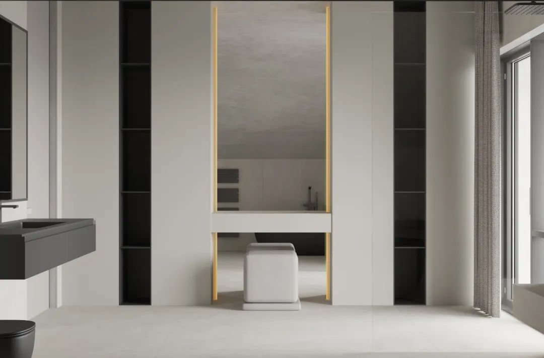 235㎡极简灰住宅丨DINARA YUSUPOVA-28