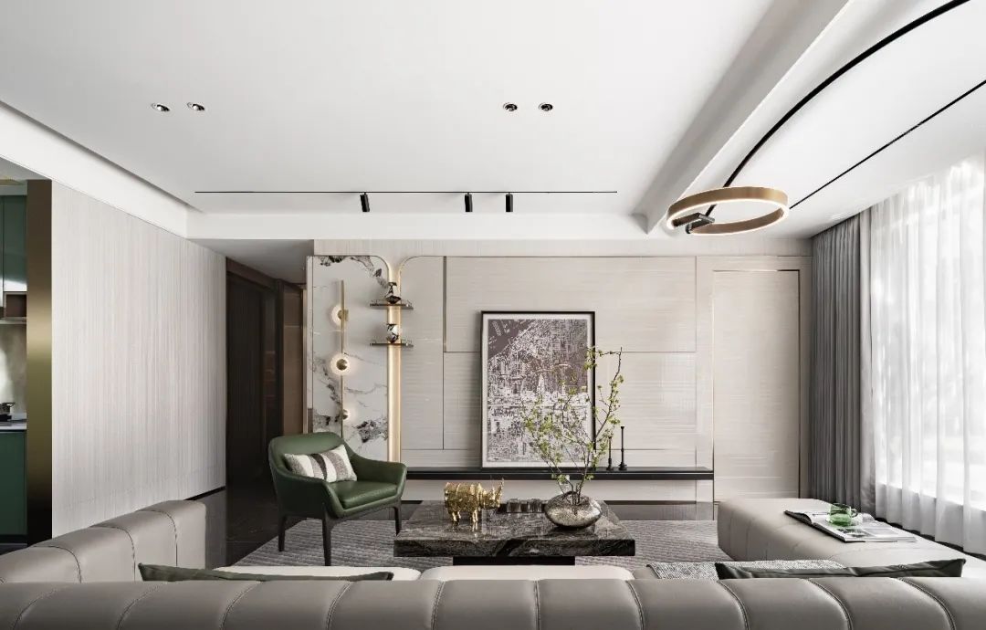 济南银丰国泰江悦项目样板间127户型丨中国济南丨万景百年室内设计-4