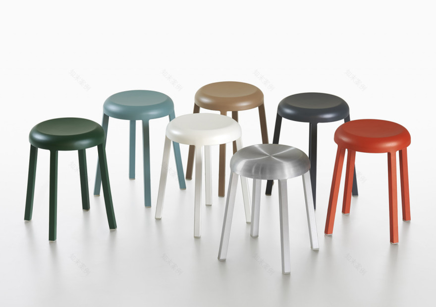 福山直哉与 Emeco 合作推出实用简约的 Za Stool-0