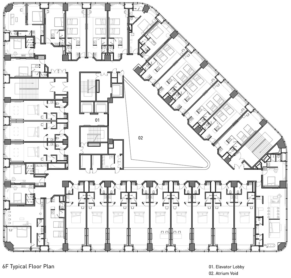 亚朵S酒店，上海 / BEHIVE致野建筑-55
