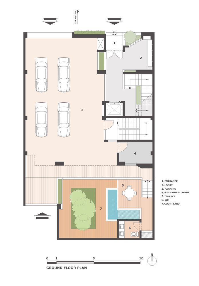 伊朗伊斯法罕第二住宅丨SarSayeh Architectural Office-72